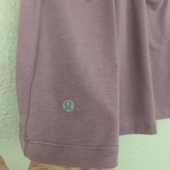 LULULEMON love knot Sleeveless T-shirt with Cross Open Back Women's Pink size 6 - Picture 9 of 14